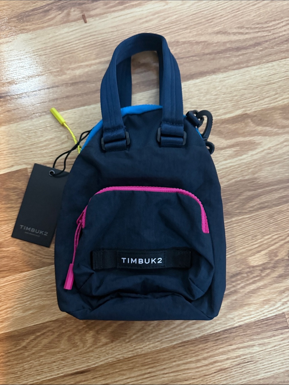 Timbuk2 Navy Micro Pack with Pink and Light Blue Accents